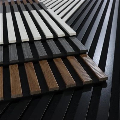 Panel wal acwstig mdf slat